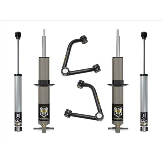 19-23 GM 1500 2.375-3.75" Lift Stage 2 EXP Suspension System Tubular 1