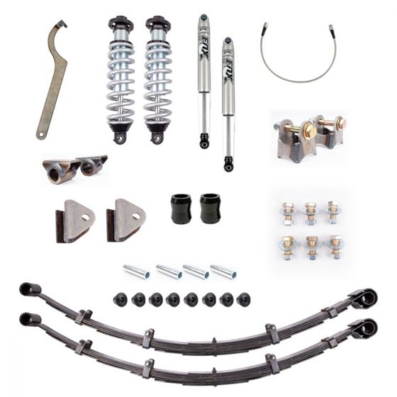 9597 Toyota Tacoma PRO Kit wExpedition Leaf Springs UCA Spring and Shackle Hangers and Fox Shocks 1