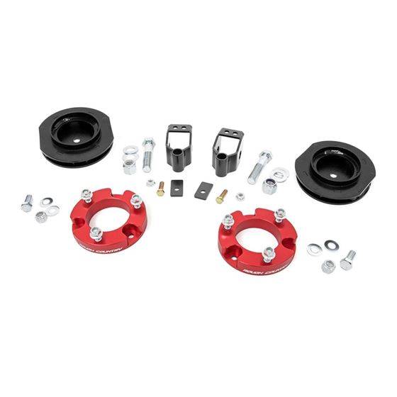 2 Inch Lift Kit X-REAS Red Spacers Toyota 4Runner 2WD/4WD (2010-2024) (767RED) 1