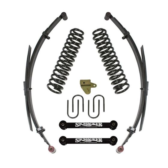 Jeep Cherokee Standard Lift Kit 3 Inch Lift 8401 Cherokee Includes Front Coil Springs Rear Leaf Spri