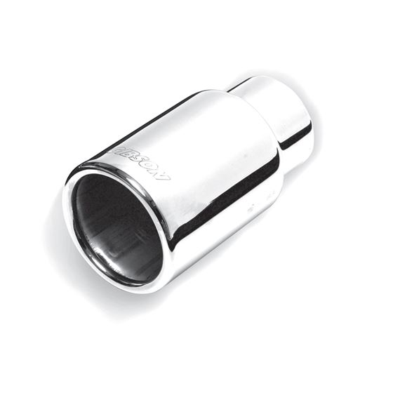 Stainless Rolled Edge Straight Exhaust Tip 500376