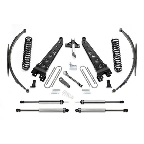 8" RAD ARM SYS W/COILS and RR LF SPRNGS and DLSS SHKS 2008-16 FORD F250/350 4WD