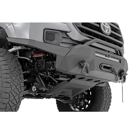 Front Bumper High Clearance 9500 Lb Pro Series Winch Synthetic Rope 16-22 Toyota Tacoma (10716) 3