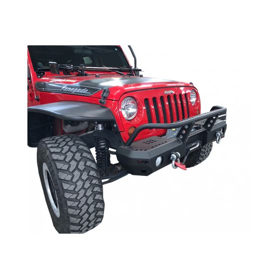 Jeep JK / JKU MOD Series Front Mid-Width Bumper with Brush Guard 1