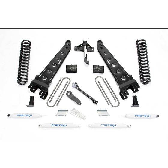 4" RAD ARM SYS W/COILS and PERF SHKS 17-18 FORD F250/F350 4WD GAS