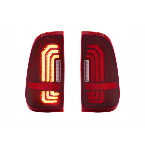 XB LED Tail Lights: Ford Super Duty (99-16) (Pair / Red) (LF732) 1