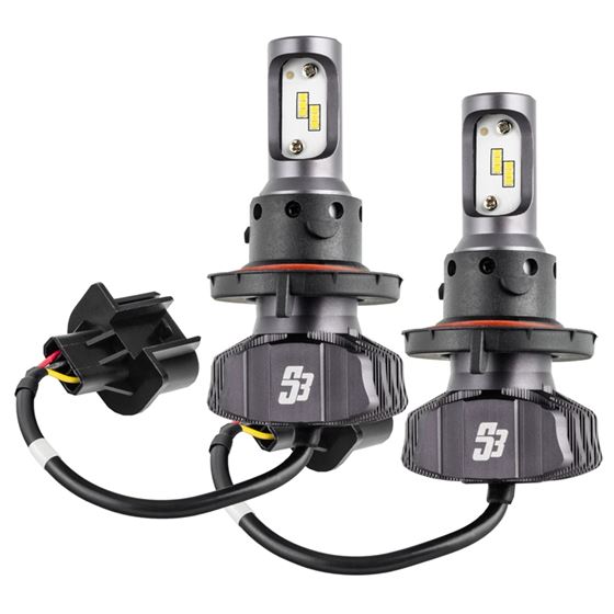 H13 S3 LED Headlight Bulb Conversion Kit 6000K 2