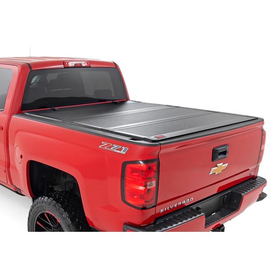 Hard Tri-Fold Flip Up Bed Cover 5'9" Bed Chevy/GMC 1500/2500HD/3500HD (14-19) (49119551) 1