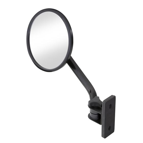 TJ/JK TRAIL MIRRORS BLACK 6IN ROUND PAIR (7618) 1