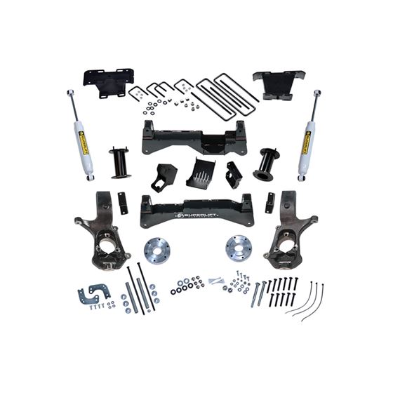 8 Lift Kit1418 19 Old Body GM 1500 4WD wOE Al or SS Ctrl Arms wSL Rr Shks 1