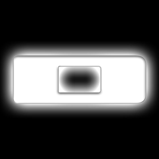 Universal Illuminated LED Letter Badges - Matte White Surface Finish - D (3140-D-001) 1