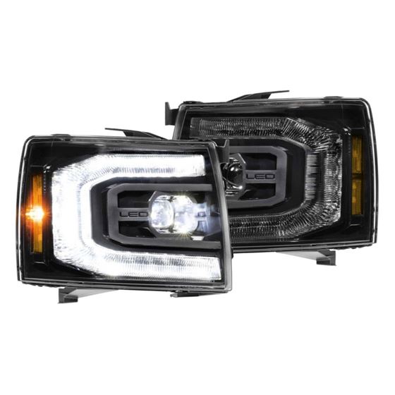 XB LED Headlights: Chevy Silverado (07-13) (Pair / ASM / Gen II) (LF540.2-ASM) 1