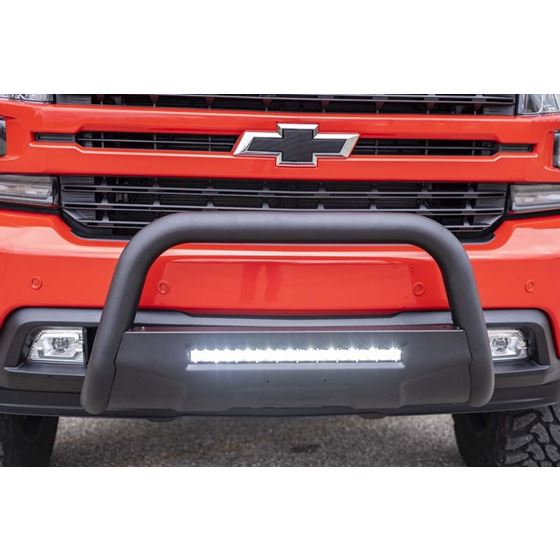 Black LED Bull Bar Chevy Silverado 1500 2WD/4WD (2019-2022) (B-C4072) 3