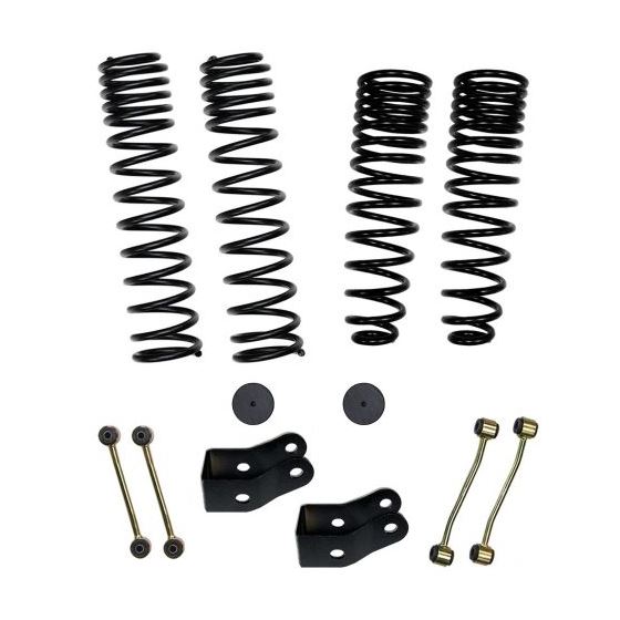 2.5 Inch Dual Rate Long Travel Coil Spring Lift Kit with Shock Extensions 1