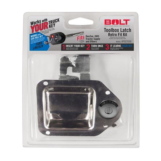 BOLT Toolbox Latch Ford Side Cut