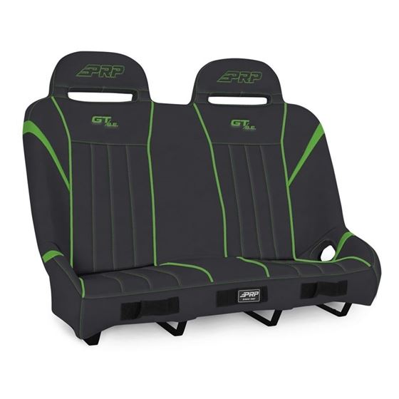 GT/S.E. Bench Polaris RZR XP 4 1000 Black and Neon Green PRP Seats