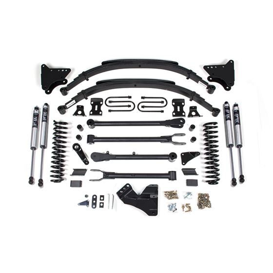 4 Inch Lift Kit w/ 4-Link - Ford F250/F350 Super Duty (11-16) 4WD - Gas (583FS)