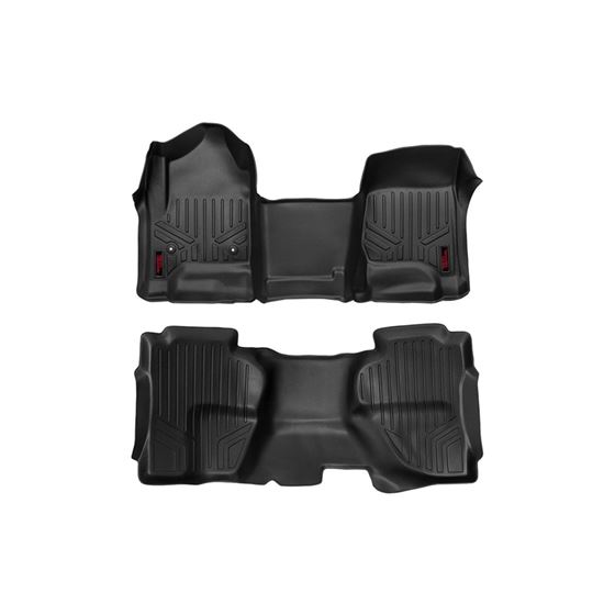 Floor Mats FR and RR OV Hump Ext Cb Chevy/GMC 1500/2500HD/3500HD 2WD/4WD (M-21142) 1