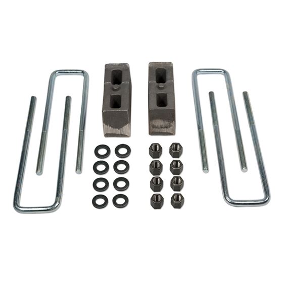 Rear Block  UBolt Kit 3 Inch 0110 Chevy SilveradoGMC Sierra 2500HD 4WD Tuff Country 1