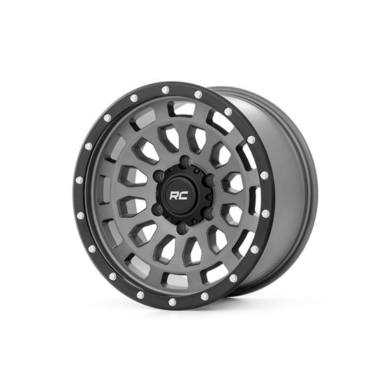 87 Series Wheel Simulated Beadlock Gray/Black 17x8.5 6x5.5 +0mm (87170912G) 1