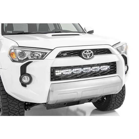 LED Light Kit Bumper Mount 30" Black Dual Row Toyota 4Runner (14-20) (70786) 1