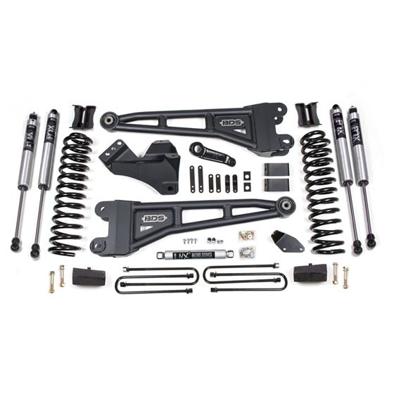 2008-2010 Ford F250-F350 4wd 4in. Radius Arm Lift Kit Gas with Overload (1941FS)