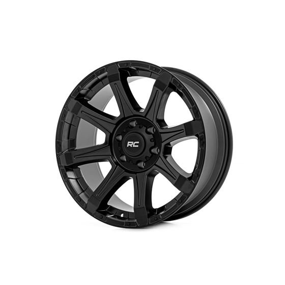 81 Series Wheel One-Piece Semi Gloss Black 20x10 6x5.5 -25mm (81202412) 1