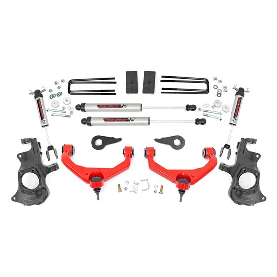 3.5 Inch Knuckle Lift Kit V2 Chevy/GMC 2500HD/3500HD (11-19) (95770RED) 1