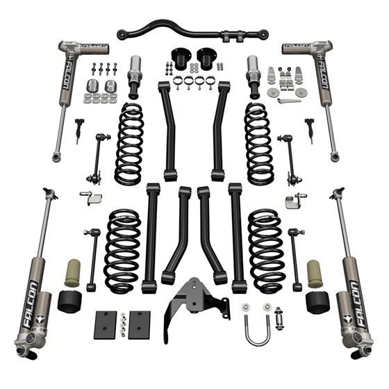 Jeep JKU 4 Door 3 Inch Sport ST3 Suspension System w/ Falcon 3.1 Shocks 07-18 Wrangler JKU-1