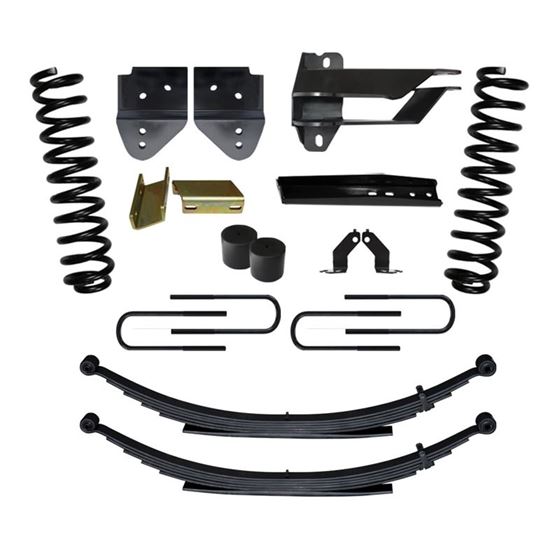 Lift Kit 4 Inch Lift Includes Front Coil Springs Rear Leaf Springs 1719 Ford F250 F350 Super Duty Ga