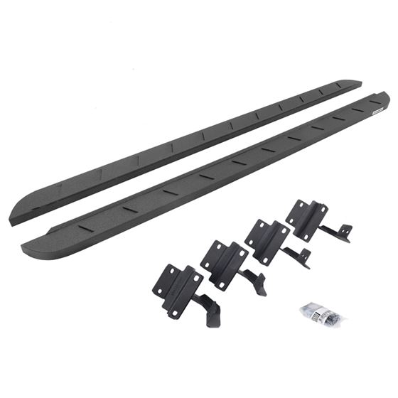 63417780ST RB10 Slim Line Running Boards with Mounting Brackets Kit