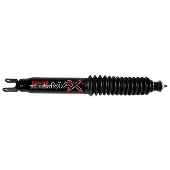 Black MAX Shock Absorber wBlack Boot 1850 Inch Extended 1225 Inch Collapsed 9907 SilveradoSierra 150