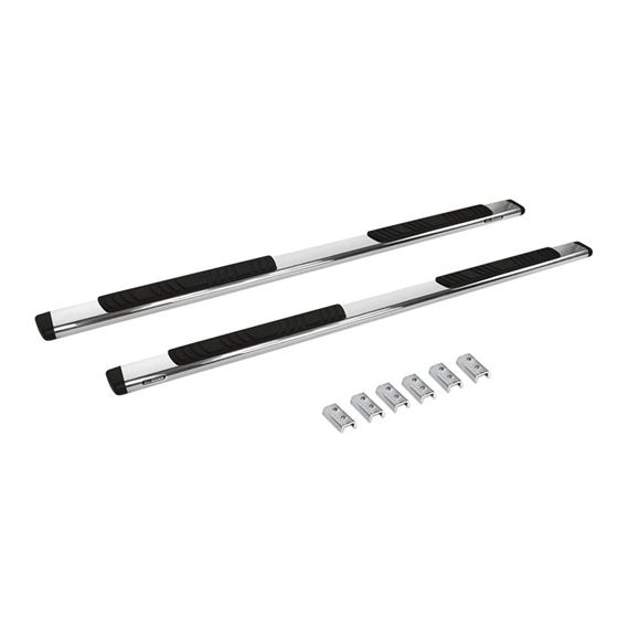 Go Rhino 5&quot; OE Xtreme Low Profile SideSteps Kit - 87&quot; Long Stainless + Brackets