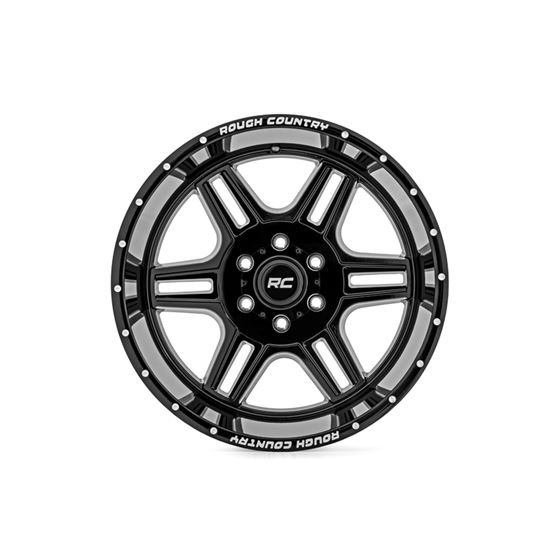 92 Series Wheel Machined One-Piece Gloss Black 18x9 6x135 +0mm (92180017) 3