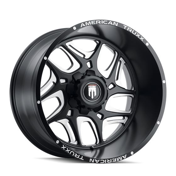 SWEEP (AT1900) BLACK/MILLED 22X12 8-165.1 -44MM 125.2MM (AT1900-22281M-44) 1