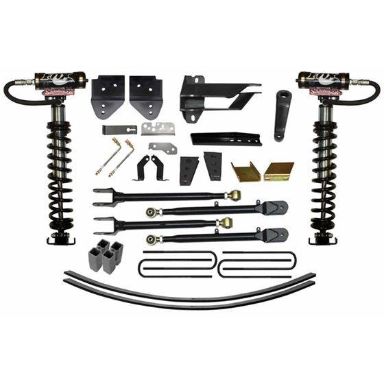 Suspension Lift Kit wShock 85 Inch Lift Class II 4Link System Incl Front Coil Over Shocks Track BarR
