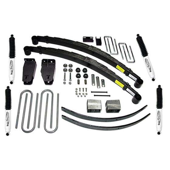 4 Inch Lift Kit 8087 Ford F250 4 Inch Lift Kit w SX8000 Shocks Fits modesl with Diesel or 460 Gas En
