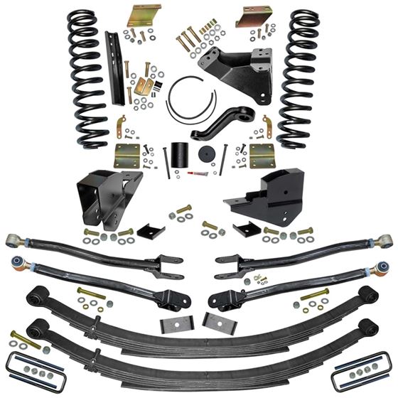 6 in. Lift Kit with Front Coils Rear Leaf Springs And 4-Link Conversion. (F236024KS) 1