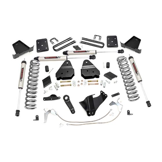 6 Inch Suspension Lift Kit wV2 Shocks Gas No Overload Springs 1516 F250 4WD 20152016 4WD Ford F250 S