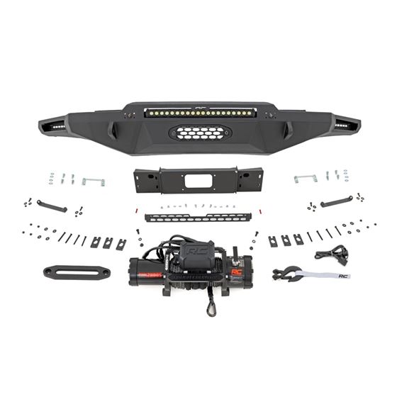 Hybrid Front Bumper 12000S Blk LED Toyota Tundra 2WD/4WD (2022-2025) (72007) 1