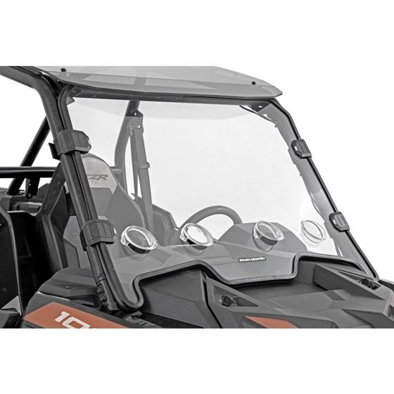 Vented Full Windshield Scratch Resistant Polaris RZR (98292010) 1