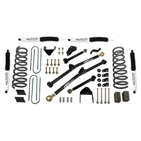 6 Inch Long Arm Lift Kit 0307 Dodge Ram 25003500 with Coil Springs and SX8000 Shocks Fits Vehicles B