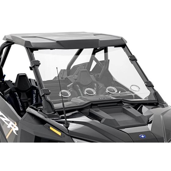 Vented Full Windshield Scratch Resistant Polaris RZR Turbo R (98202010) 1