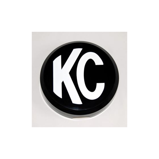 6 Plastic Cover  KC 5105 Black with White KC Logo 1
