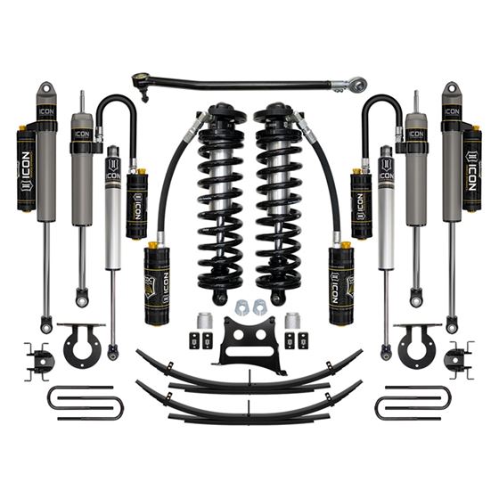 17-22 Ford F250/F350 2.5-3" Lift Stage 5 Coilover System w/ Leaf Springs (K63145L) 1