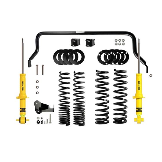 Suspension Kit for LWB 4-Door Models with Heavy Front/Heavy Rear Loads a Front Bumper and Winch and