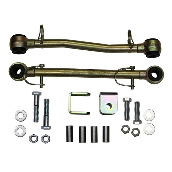 Sway Bar Extended End Links Disconnect Front Lift Height 6 Inch Double Black Rubber Bushings 8401 Je