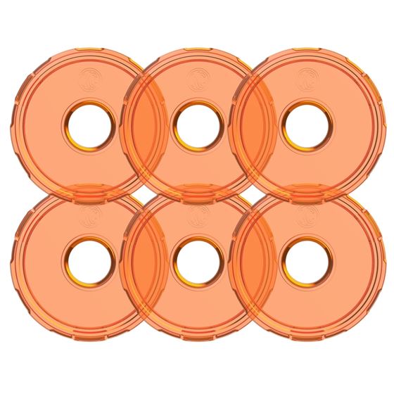 Cyclone V2 LED - Replacement Lens - Amber - 6-PK