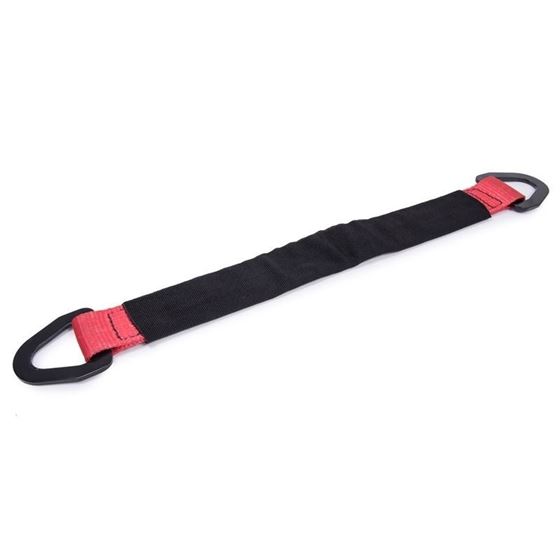 2 Inch x 24 Inch Axle Strap w DRings Red 1