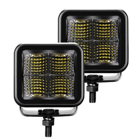 Blackout Series Lights - Pair of 3x3 Cube Flood Light Kit (750400321FCS) 1